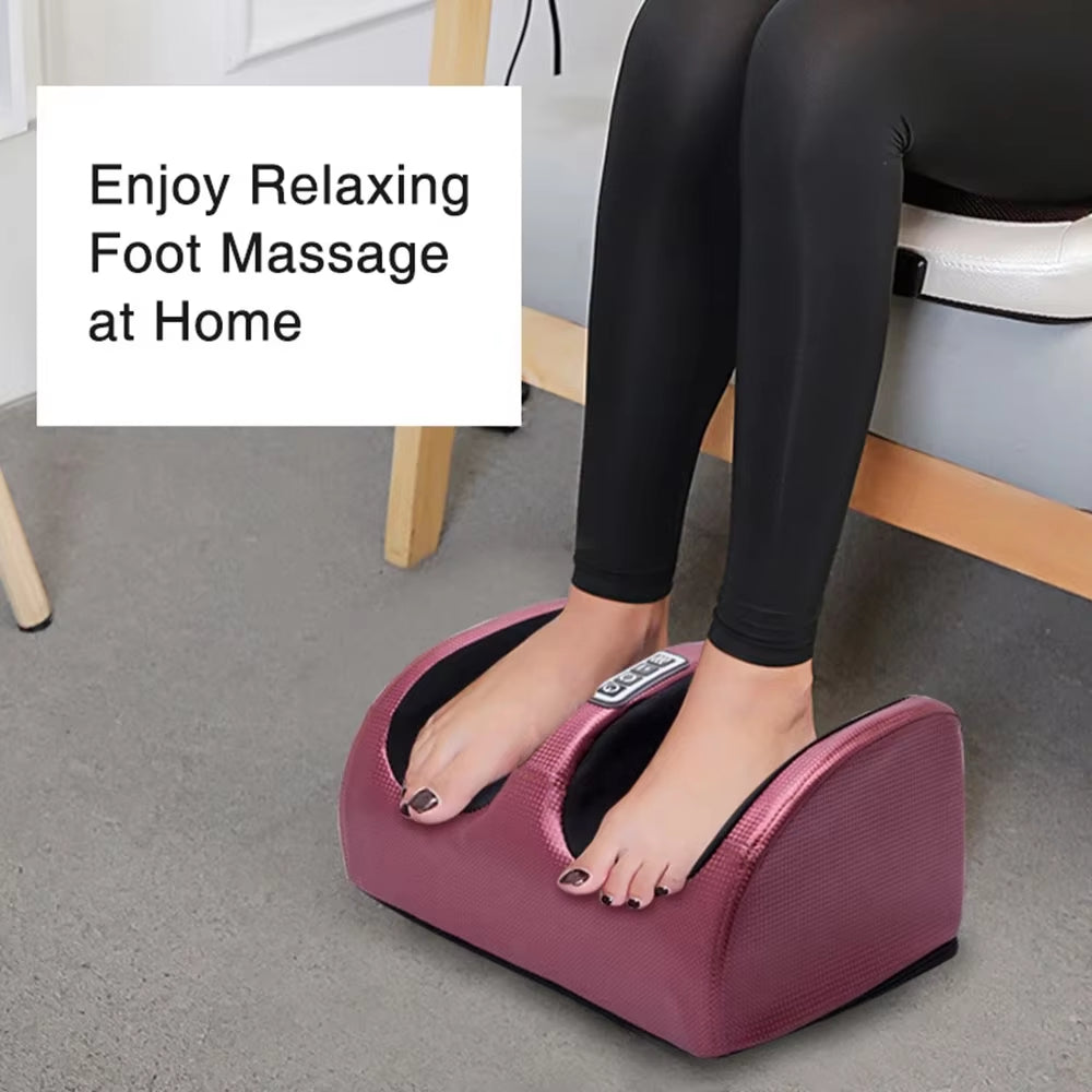 Infrared Heating Foot Massager Rolling Shiatsu Calf Health Care Therapy Deep Tissue Muscles Relieve Fatigue Vibrator Machin