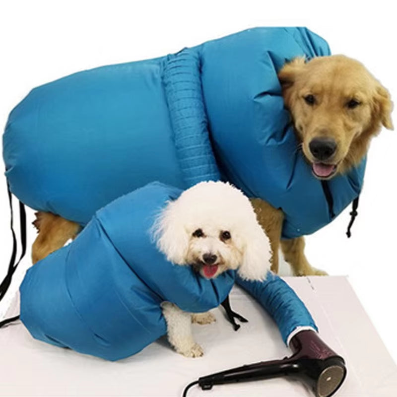 Portable Pet Drying Bag Folding Dog Hair Dryer 