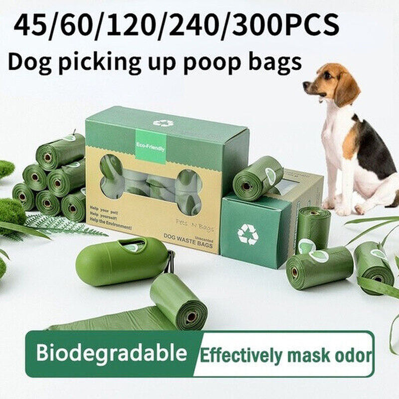 Biodegradable Dog Poop Bags Pet Poo Waste Bags High Quality Heavy Duty Large Bag